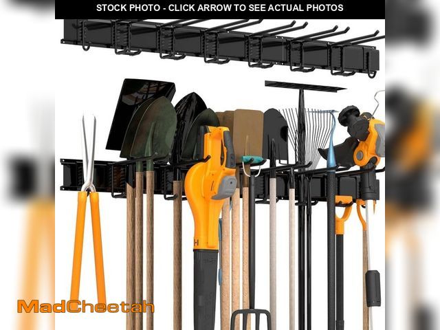 Lot 74-12558192 - Sttoraboks 51 in. Garage Tool Storage Steel Rack, 450 lbs. Load Capacity Wall Mounted Storage Organi...