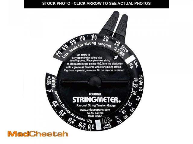 Lot 74-12443402 - Tourna String Meter String Tension Tester Black ,One Size - USED