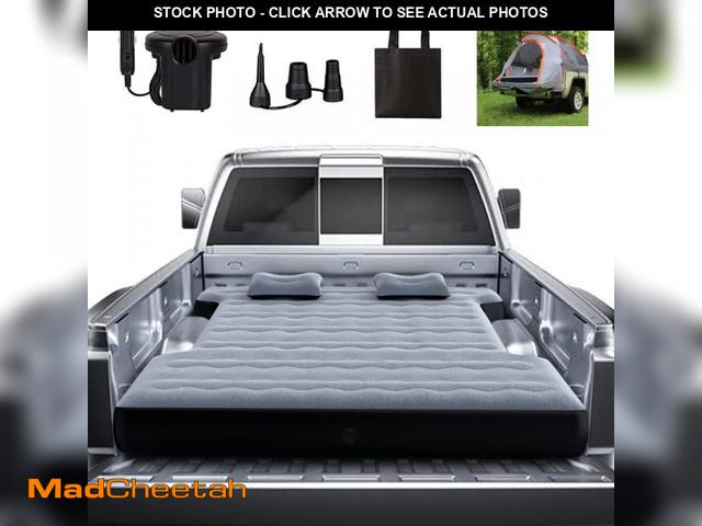 Lot 74-12437369 - hufaut Camping Pickup Truck Bed Air Mattress Thicken Sleeping Pad for 5.5-5.8Ft Full-Size Short Truc...