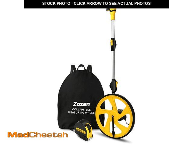 Lot 74-12767225 - Zozen Measuring Wheel in Feet and Inches, Mechanical | Double Collapsible | One Key to Reset | Kicks...