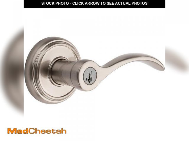 Lot 74-12032013 - *SEE DETAILS* Baldwin Prestige Tobin Satin Nickel Entry Door Handle Featuring SmartKey Security *SEE...
