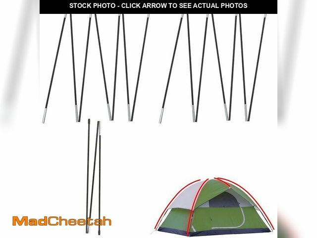 Lot 74-14078133 - Tent Poles Replacement Compatible with Coleman 2 Person Sundome Camping Tent, Pre-Assembled Replacem...