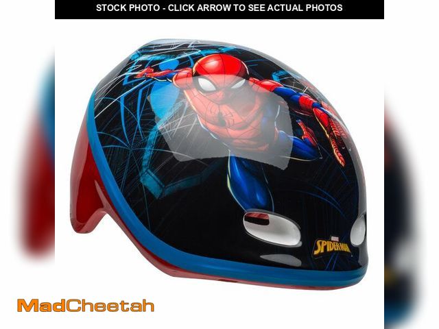 Lot 74-14378488 - BELL Spider-Man Shooting and Swinging Toddler Bike Helmet, (3-5 yrs.) - USED