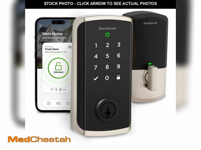 Lot 74-14061360 - Kwikset Halo Select Smart Lock Keyless Entry Door Lock Wi-Fi and Matter Enabled Deadbolt No Hub Need...
