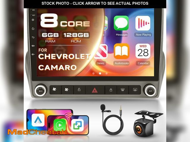 Lot 74-12957090 - 8 Core 6G 128G for Chevrolet Camaro 2008-2015 Radio Android 9 Inch Touchscreen Wireless Carplay Andr...