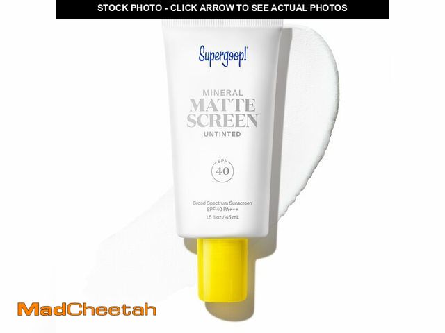 Lot 74-13965781 - Supergoop! Mineral Mattescreen (SPF 40) - 45 mL - Mineral, Oil-Free Broad Spectrum Sunscreen - Smoot...
