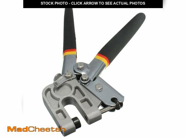 Lot 74-12552325 - 10 inch High-Carbon Steel Stud Crimper Pliers Drywall Tools, Punch Lock Framing Fastening Crimping H...