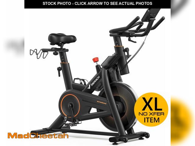 Lot 74-13071884 - Merach Magnetic Exercise Bike, Self powered Indoor Cycling Bike with Self-Developed App, 350 lbs Wei...