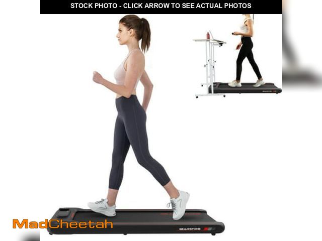 Lot 74-12338755 - GEARSTONE Treadmill | Walking Pad  Under Desk Treadmill 1-6 KM/H  Treadmills for Home with LCD Scree...