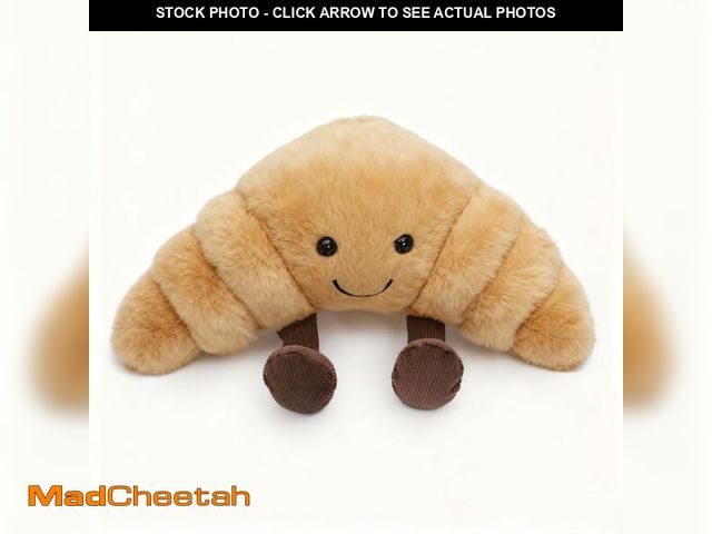 Lot 74-14423295 - Annshein 1 lb Weighted Croissant Plush Pillow - 12 inch Stuffed Animal Weighted Plush Toy, Soft Squi...