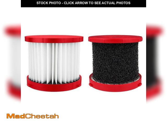 Lot 74-13773673 - Milwaukee M18/M12 HEPA Wet/Dry Vacuum Filter (2-Pack) - UNUSED
