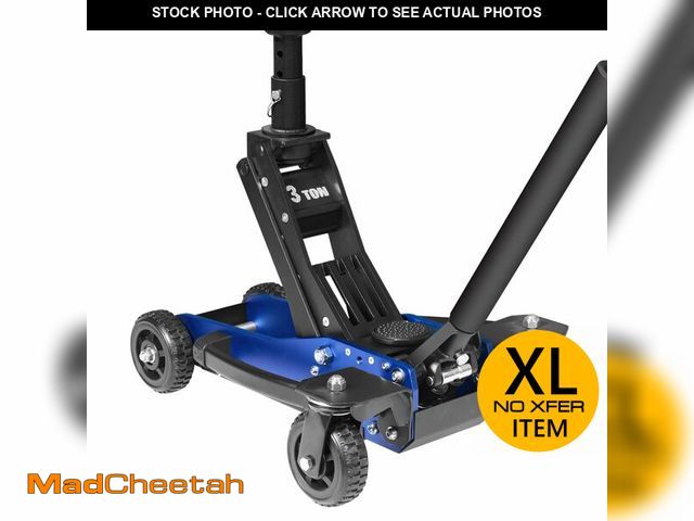 Lot 74-12897493 - Jack Boss 3T Off Road Jack with Big Wheels, Dual Pumps Hydraulic Lift, Heavy Duty Off Road for Truck...