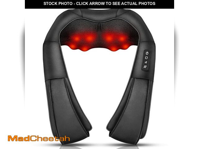 Lot 74-13626063 - iKristin Neck Massager with Heat, Shiatsu Massager for Neck, Back, Shoulder, Foot and Leg, Deep Tiss...