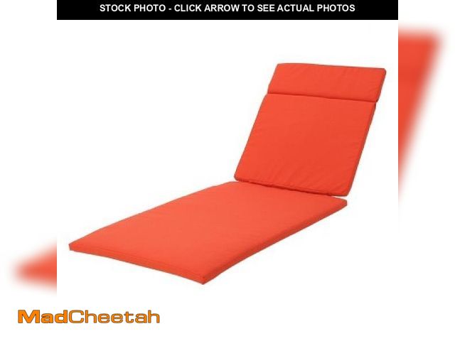 Lot 74-10330571 - George terricotta Indoor/Outdoor Chaise Cushion Cover TKCN2064 Size: 2" H x 30" W x 78" D, Fabr - UN...
