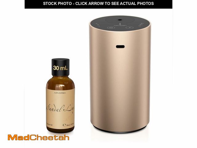 Lot 74-14330842 - Airversa ADX Waterless Essential Oil Diffuser Starter Kit, Titanium - UNUSED