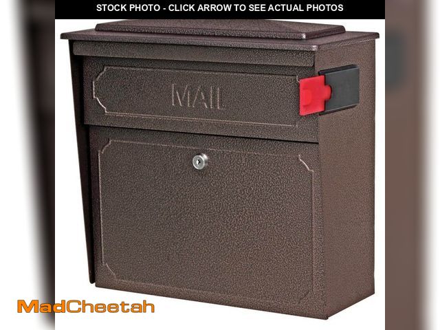 Lot 74-12691625 - Mail Boss Townhouse Locking Wall-Mount Mailbox with High Security Reinforced Patented Locking System...