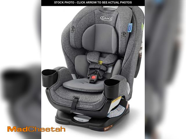 Lot 74-12137727 - Graco Extend2Fit Convertible Baby Car Seat, Rear and Forward Facing, Adjustable Extension Panel for ...