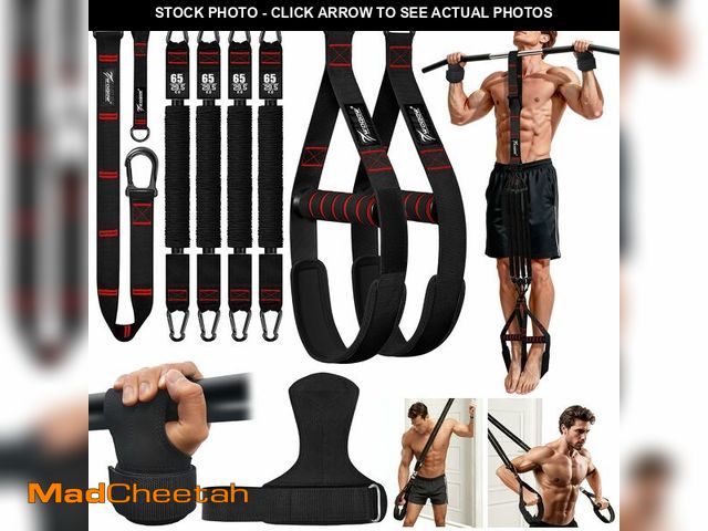 Lot 74-14386234 - Upgraded Pull Up Assistance Bands, Heavy Duty Resistance Bands with Handles, Exercise Band with Door...