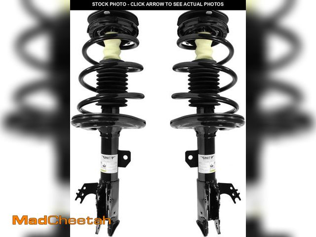 Lot 74-12288092 - UNITY AUTOMOTIVE 2-11693-11694-001 Front 2 Wheel Complete Strut Assembly Kit 2012-2014 For Toyota Ca...