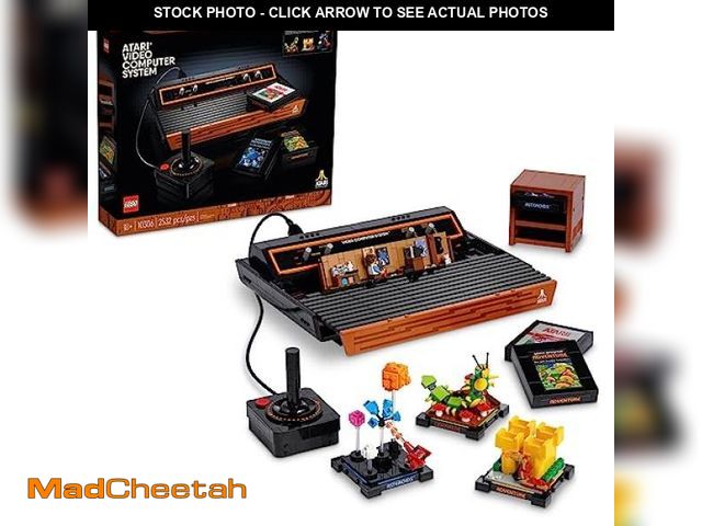 Lot 74-12210827 - LEGO Icons Atari 2600 Building Set 10306 - Retro Video Game Console and Gaming Cartridge Replicas, F...