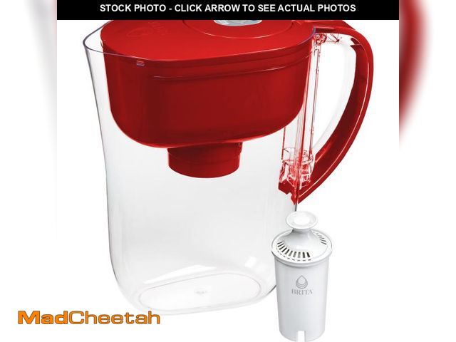 Lot 74-12304465 - Brita Water Filter Pitcher for Tap and Drinking Water with 1 Standard Filter, Lasts 2 Months, 6-Cup ...
