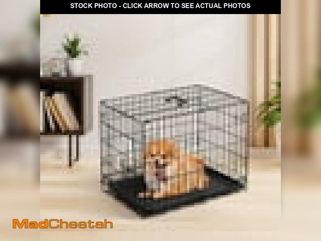 Lot 74-12480045 - Concetta 24 Inch Single-Door Folding Dog Crate Portable Small Cage With Leak-Proof Pan Tray - UNUSED
