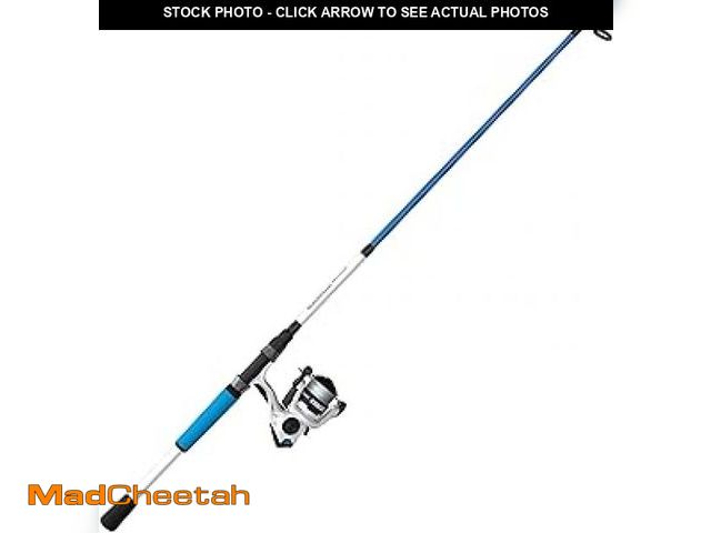 Lot 74-12096666 - Zebco Roam Spinning Reel and Fishing Rod Combo, 6-Foot 6-Inch 2-Piece Fiberglass Rod with ComfortGri...