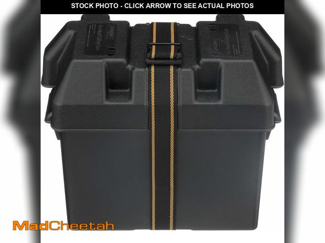 Lot 74-14349017 - Seachoice USCG-Approved Marine Group 27 Series Standard Battery Box with Strap &amp; Mounting Kit - ...