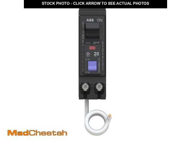 Lot 74-12745447 - ABB 20 Amp Single-Pole Dual Function Arc Fault/GFCI Breaker (THQL1120DFA) - USED