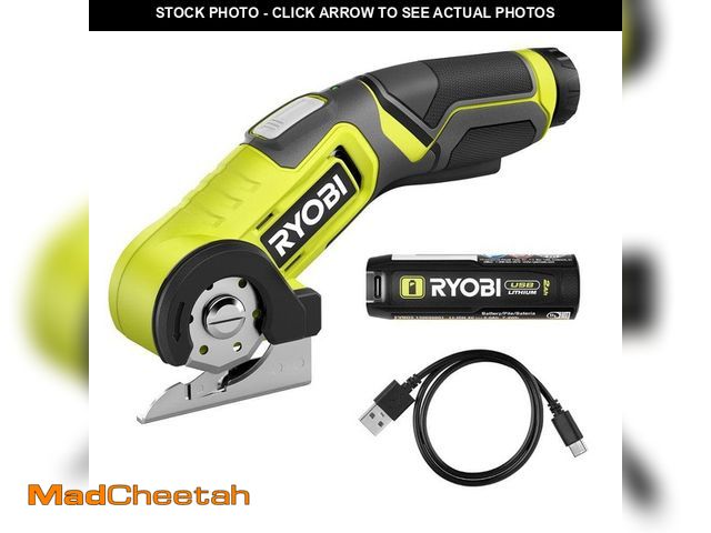 Lot 74-12592851 - RYOBI USB Lithium Power Cutter Kit with 2.0 Ah USB Lithium Battery and Charging Cable - UNUSED