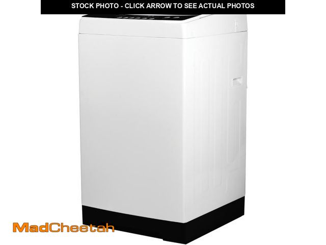 Lot 74-12289561 - 20.3 in. 1.7 Cu. Ft. 6-Cycle Portable Top Load Electric Washing Machine in White - UNUSED