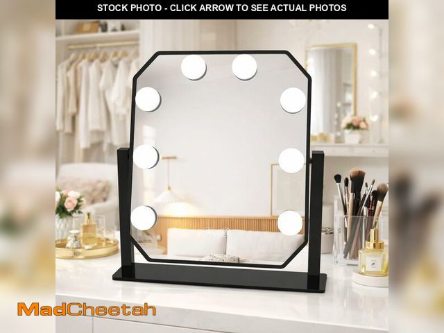 Lot 74-14148445 - Hollywood Vanity Mirror with Lights - LED Makeup Mirror with 3-Color Dimmable Lights, Smart Touch Co...