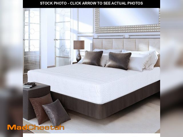 Lot 74-12660074 - Olee Sleep Queen Mattress, 10 Inch Support Cloud Hybrid Mattress, Gel Infused Memory Foam, Pocket Sp...