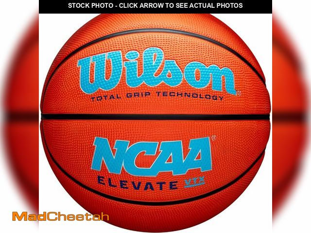 Lot 74-13382667 - Wilson NCAA Elevate VTX Basketball - Size 6-28.5", Orange/Blue - UNUSED