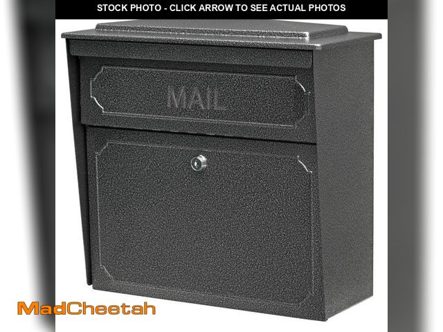 Lot 74-14440907 - Mail Boss Townhouse Locking Wall-Mount Mailbox with High Security Reinforced Patented Locking System...