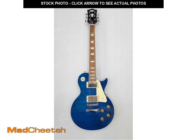 Lot 74-13418970 - IYV-ILS-350 6 string Solid- Body Electric Guitar,Right, Ocean Blue (ILS-350) - UNUSED