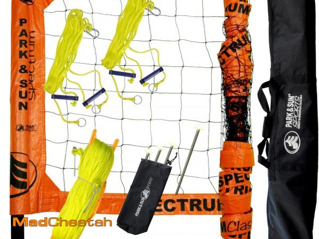 Lot 74-12274691 - Park &amp; Sun Sports Spectrum Classic: Adjustable Professional Outdoor Volleyball Net System, Class...