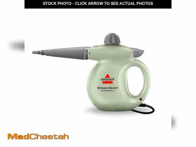 Lot 74-12698824 - BISSELLÃÂ® Steam ShotÃ¢âÂ¢ OmniReach handheld portable steam cleaner for tile, grout, windows, ba...