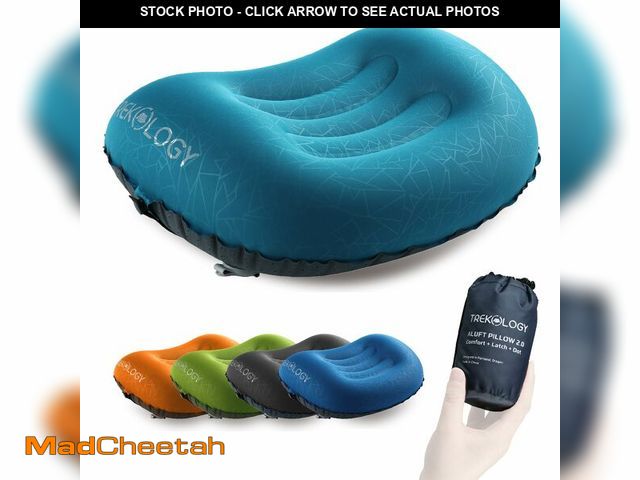 Lot 74-12718105 - TREKOLOGY Ultralight Inflatable Camping Travel Pillow - ALUFT 2.0 Compressible, Compact, Comfortable...