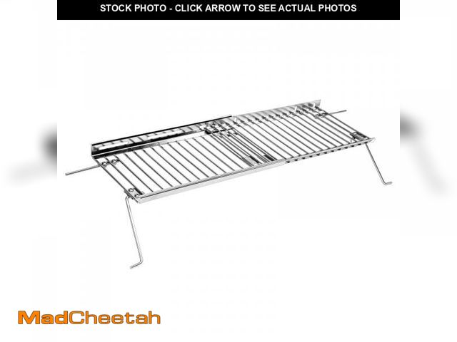 Lot 74-11551165 - Hisencn 13.4'' - 25.2'' Adjustable Warming Rack for Charbroil Grill Replacement Parts, Stainless Ste...