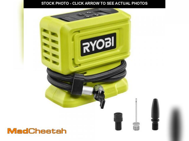Lot 74-12412334 - RYOBI ONE+ 18V Cordless High Pressure Inflator (Tool Only) - UNUSED