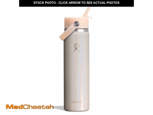 Lot 74-14268399 - Hydro Flask Water Bottle - Insulated Stainless Steel - Wide Straw Lid, Non Spill, Leakproof in 24 Oz...