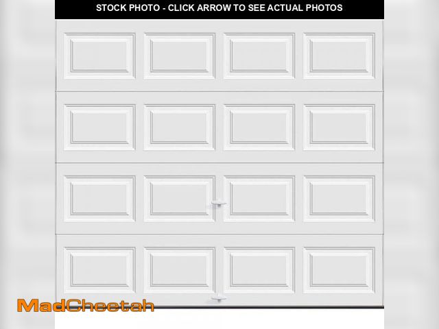 Lot 74-12495143 - (MISSING HARDWARE) Clopay Classic Steel Short Panel 9 ft x 7 ft Insulated 6.5 R-Value White Garage D...