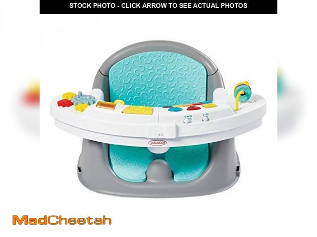 Lot 74-12137776 - Infantino Music &amp; Lights 3-in-1 Discovery Seat &amp; Booster, Toddler Booster Seat for Dining Ta...