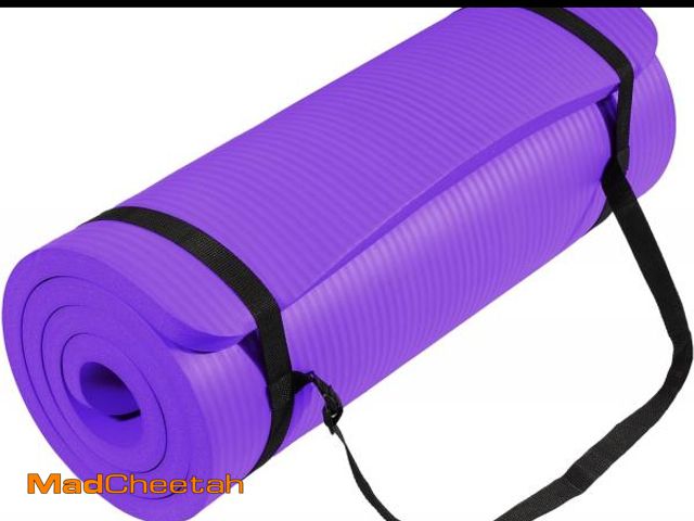 Lot 74-12398765 - ÃÂ£Ã¢âÂ¬ÃÂUpdatedÃÂ£Ã¢âÂ¬Ã¢â¬ËYoga Mat, 1-Inch Extra Thick High-Density Cushioned Non-Slip...