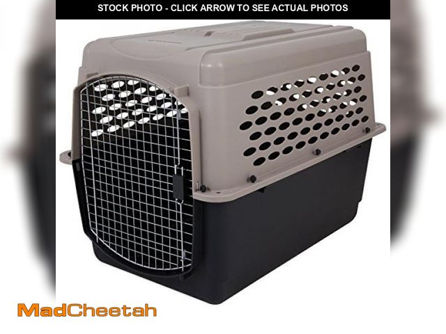 Lot 74-12396880 - (MISSING DOOR) Petmate Vari Dog Kennel - Portable Dog Carriers &amp; Crates for Large Dogs, Airline-...