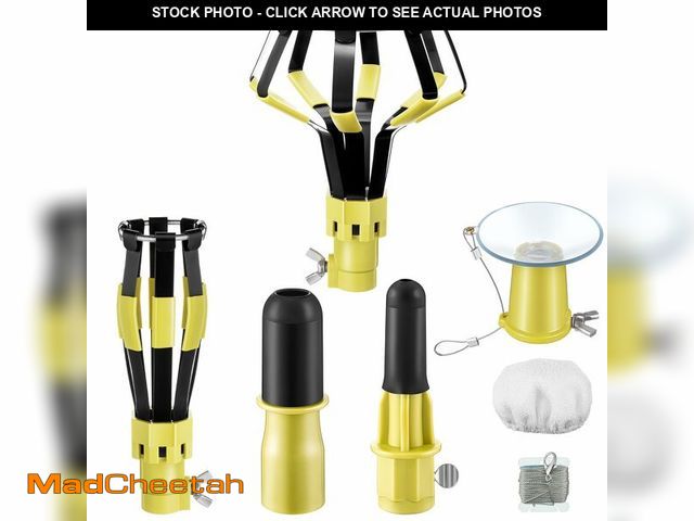 Lot 74-13542342 - Dreyoo 4 Pieces Set Light Bulb Changer, Suction Cup and Cage Changer for Incandescent, Floodlight, B...