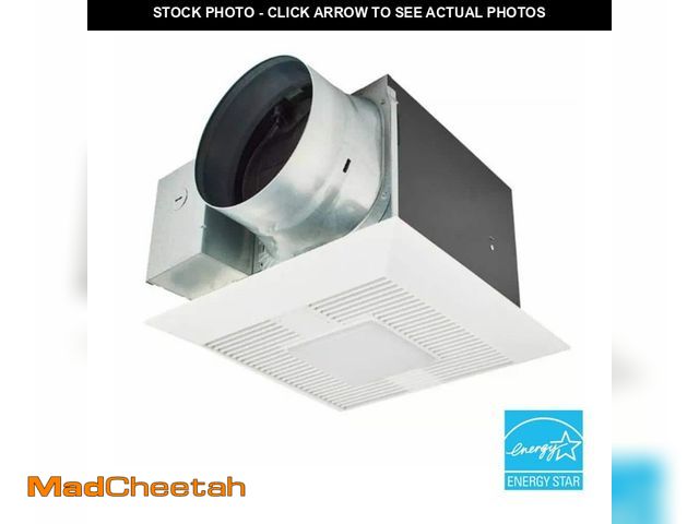 Lot 74-12613752 - Panasonic WhisperGreen Select Pick-A-Flow 110/130/150 CFM Bathroom Exhaust Fan LED Light Flex-ZFast ...