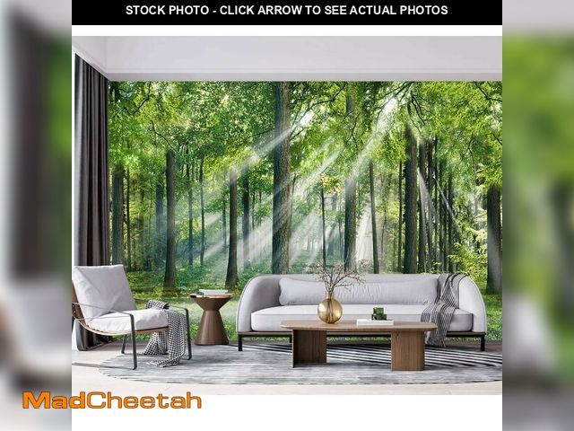 Lot 74-12867434 - YQWDMX -Sunshine Forest Living Room Wallpaper XT24 L 180" x 115" - UNUSED