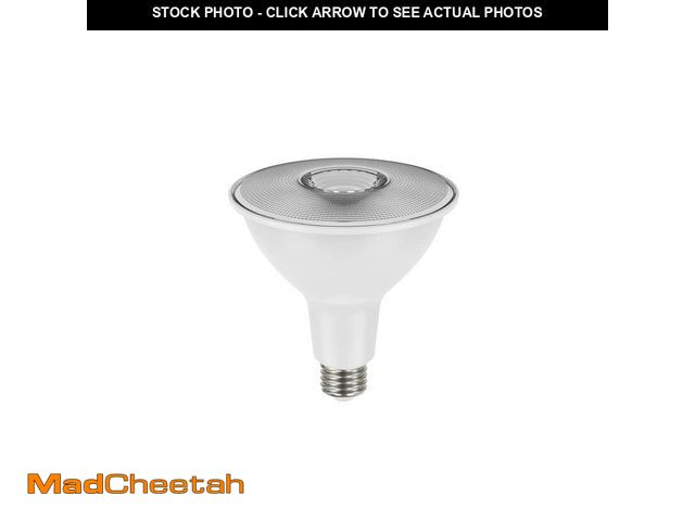 Lot 74-12775484 - Unbranded 90-Watt Equivalent PAR38 Non-Dimmable LED Light Bulb Daylight 5000 (4-Pack) - UNUSED